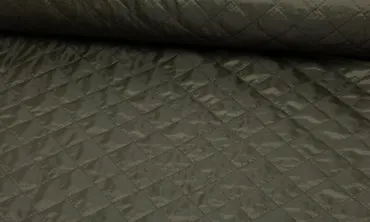 Futterstoff gesteppt Khaki