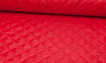 Futterstoff gesteppt Rot