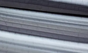 Jackenstoff gesteppt - Grau Verlauf